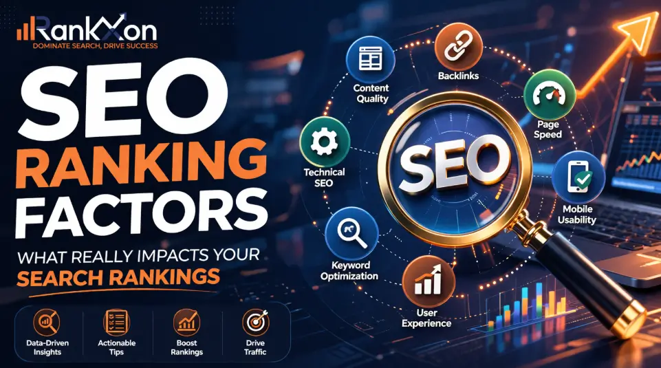 SEO Ranking Factors 2026 Rankxon
