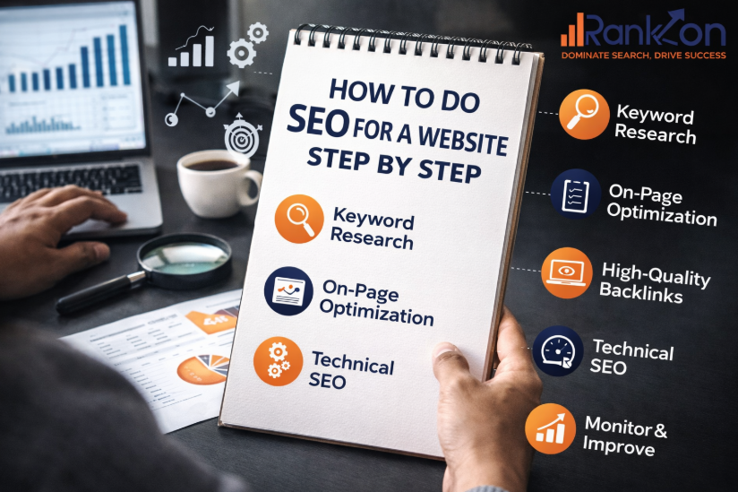 how to do seo for a website step by step