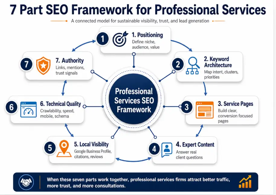 7-part SEO framework for services